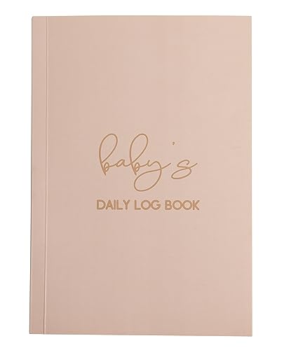Image of Pearhead Baby Daily Log Book, Fill in Pages, Track Your Newborn Baby’s Schedule, Daily Tracker for New Parents, Keepsakes for New Moms