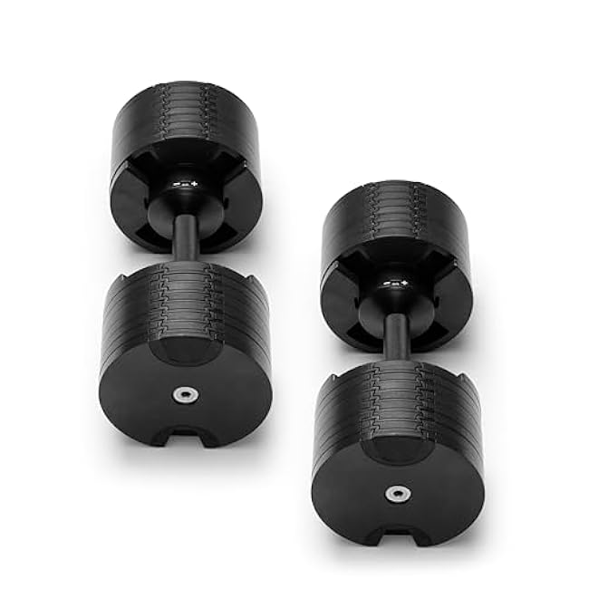 N¨¹OBELL? Adjustable Dumbbell Set, 5-50 LB or 5-80 LB, Easy Twist 2024-25 Model, All-In-One Weights Set (Pair) for Home, Original Manufacturer