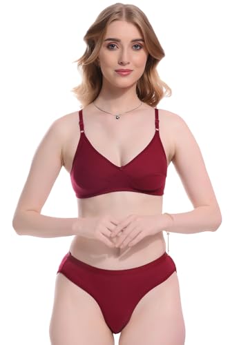 Image of Women Non paddad Reguler Bra Panty Lingerie Set for Women