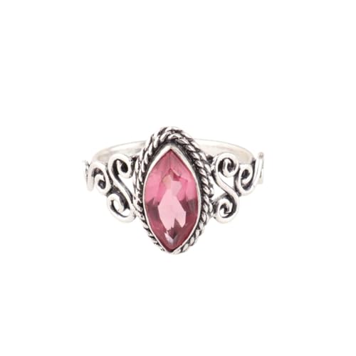 Natural Pink Tourmaline Gemstone 925...