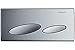 Price comparison product image Geberit 115228211 Actuator Plate Kappa 20 for 2 Quantity Activation High Gloss Chrome-Plated