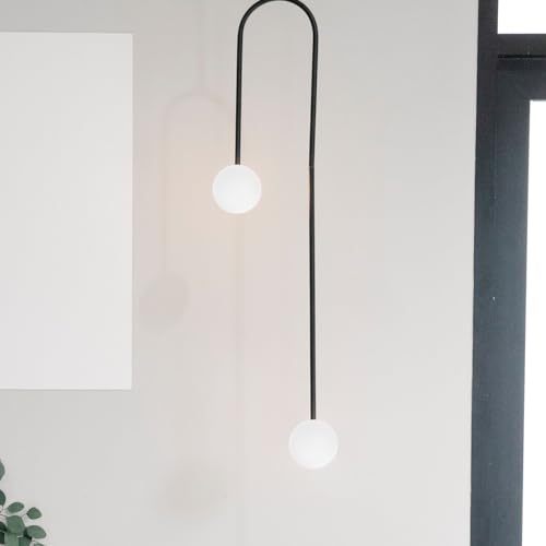 Image of Kichvoe 3.9 Inch Globe Lampshade Replacement Acrylic Wall Lamp Cover for G9 Socket