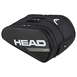 HEAD Borsa da padel unisex, per adulti, taglia L, colore: nero/bianco