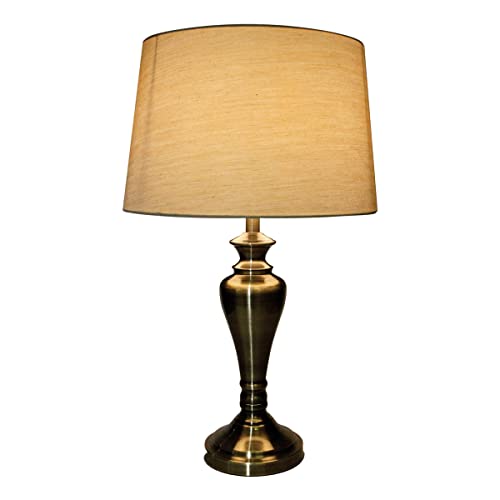 EOE Antique Bronze Touch Table Lamp, 63 cm Height