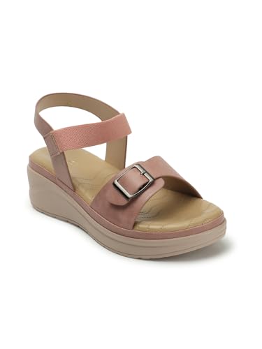 ICONICS Womens Solid Comfortable Backstrap Wedge Sandal for Office Festive Outdoor Use I ICN-NI-Wn-59 Pink 7 Kids UK (B0CQYZFVXY) Amazon Price History, Amazon Price Tracker