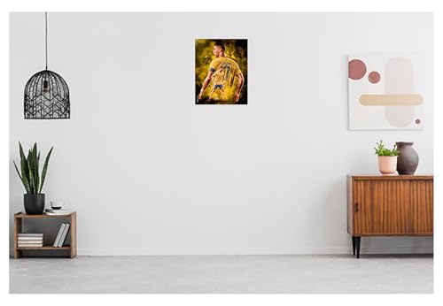 PCP Digital Football Super Star Soccer Legend Cristiano Ronaldo Paper (300GSM) Poster | Football Player Posters for Wall | Sports Motivational Poster | CR7 Wall Poster (12x18 inch,CR7 Poster4)