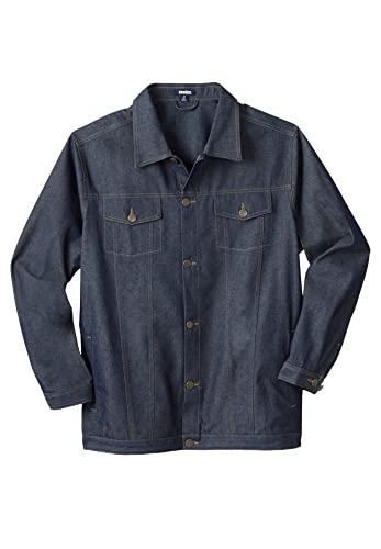 Liberty Blues by KingSize Men's Big & Tall Lightweight Comfort Denim Jean Jacket