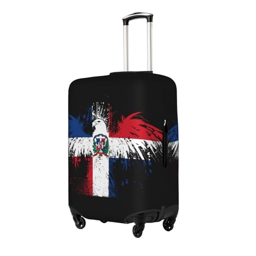 Travel Luggage Cover Dominican Republic Flag Fashion Washable Baggage Suitcase Protector Fit For Luggage X-Large2