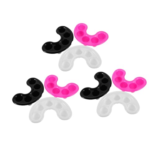 Ipetboom Nail Tools Set 9pcs Manicure Bowl Nail Soaking Bowl Multi-color Professional Use