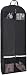 KIMBORA 54" Trifold Dress Garment Bags for Travel Gusseted Suit Cover with 2 Large Mesh Shoe Pockets (Black)