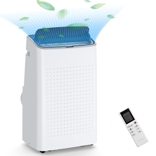 Portable Air Conditioner, 14000 Btu 3 in-1 Ac Unit With Dehumidifier & Fan Mode,Powerful Cooling Up to 750 Sq.Ft, Energy Saving, Remote Timer Control