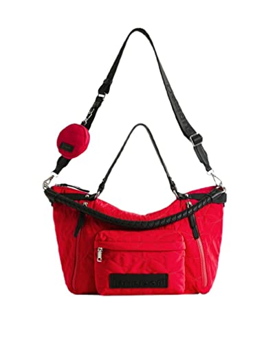 Desigual sac à main sac à épaule bandoulière Bols Prisma Libia Hand Bag Fuchsia rose
