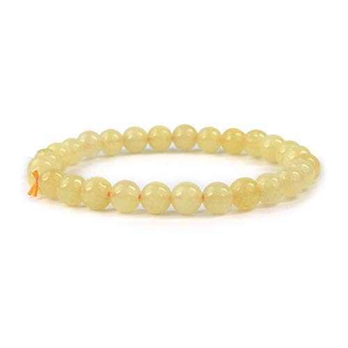 Image of Reiki Crystal Products Natural Crystal Stone Bracelet 6 mm Round Beads for Men & Women | Gemstone Jewellery Bracelet | Reiki Charged | Multiple Stone Variants Available