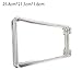 Lljsszr Foldable Cooler Stand Frame Suitcase Stand Foldable Stand Rack for Picnic Camping, Style A Silver