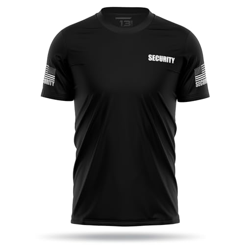 Security Reflective Utility Shirt for Men - Lightweight Micro-Poly Hi-Vis Tee - Moisture-Wicking Quick-Dry Comfort