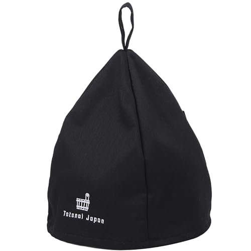 Totonoi Japan Sauna Hat Cotton & Mesh Lightweight Quick-Dry Cute Unisex Black