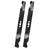 Bularie 2105200317A Mower Blade 21", with Oval Center Hole, Compatible with Murray Daye HyperTough Mower, Fit for MNA152701 MNA152901 MNA152903, Replace 2105200317 84005221, 2 Pack