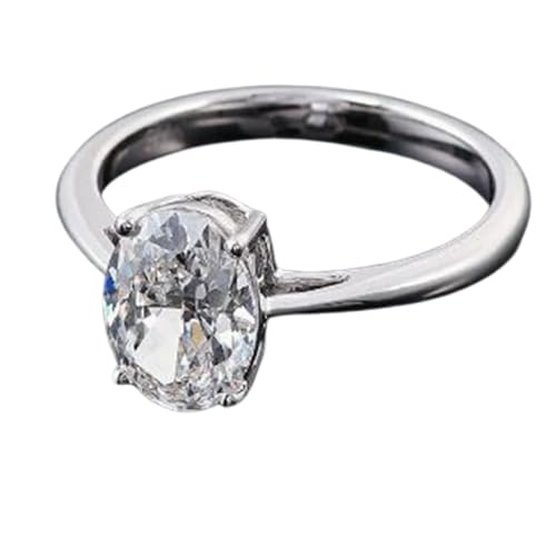Bague moissanite 3mm argent massif bijou élégant quotidien et fiançailles pour femme