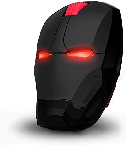 Wireless Computer Mouse Mice with USB Receiver, 2.4G Portable Mobile Computer Click Silent Optical Mice for Computer Mac Book Notebook PC Laptop (Black)