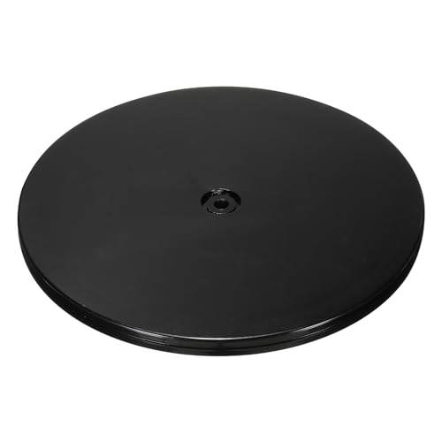 PATIKIL 8 Pulgada Pesado Rotatorio Girador Soporte con Acero Bolas Rodamientos 360° Rotación Tocadiscos Lazy Susan Base para Grande Pantalla TV Computadora Monitor Negro
