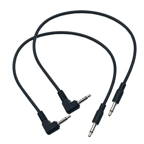 Cable Mono 3.5mm, Pack 2, 30 cm, Ángulo Derecho miniatura 1