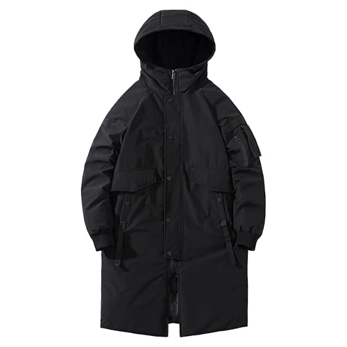 Chaqueta de plumón para hombre con capucha ideal para el invierno y paseos cómodos por la ciudad