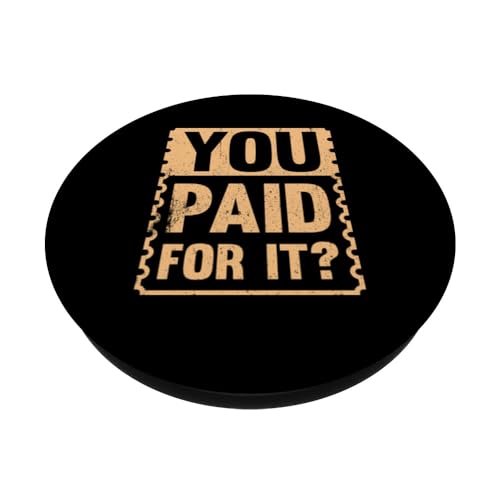 You Paid For It? Couponing PopSockets Swappable PopGrip, Black - Image 2