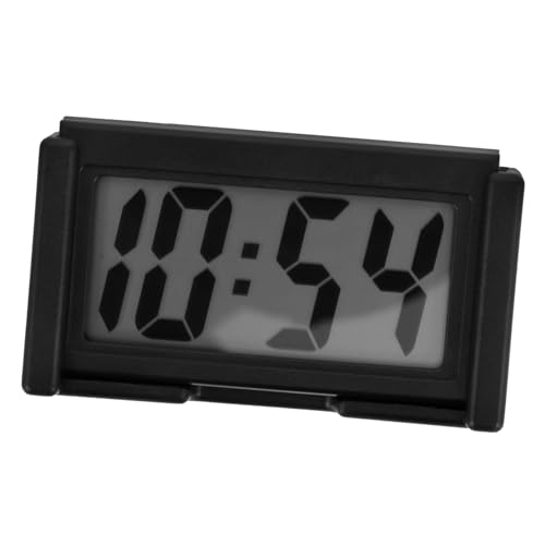 SOESFOUFU Clock Car Dashboard Digital Decorative Clock Mini Nightstand Precise Time Display