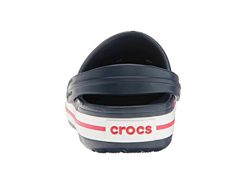 Image of crocs Unisex Kids' Navy /Red Clogs - 4 Kids UK (36.5 EU) (4 Kids US) (204537-485)-C4