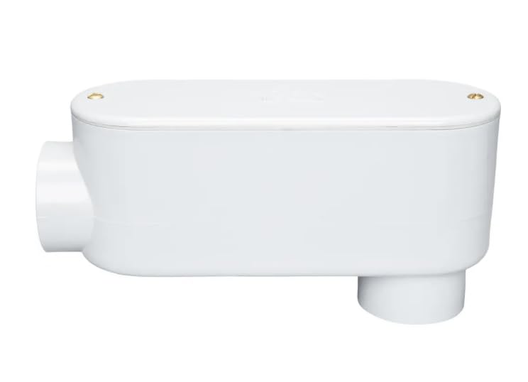 LB25 2-1/2" PVC Type LB Conduit Body, Schedule 40, Electrical Access Fitting, Gray, Weatherproof, (1 Unit)