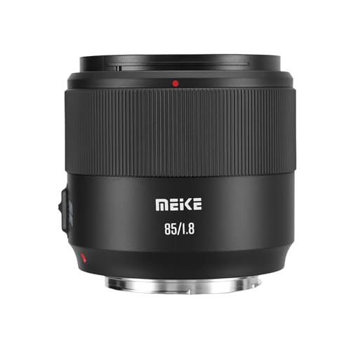 Meike 85mm F1.8 SE Mark II STM AF Full Frame Auto Focus Medium Telephoto High Resolution 8K Portrait Lens Compatible with Canon EOS EF Mount Digital SLR Cameras T8i T7 850D 5D 6D 5D Mark IV 6D Mark II