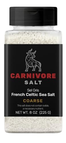 Carnivore Salt – All Natural French Celtic Grey Salt, Hand Harvested Mineral Salt, Unprocessed,...
