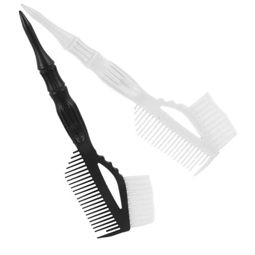 Didiseaon Hair Dyeing Brush Set 2pcs Soft Bristle Hair Coloring Tools for Professional Salon Diy Ergonomic Handle