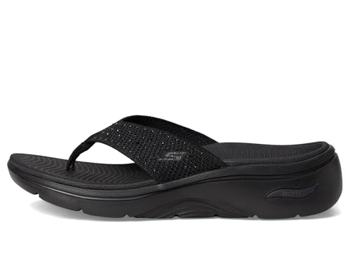 Skechers Women's Arch Fit 2.0 3-pt Rhinestone Sandal Flip-Flop4