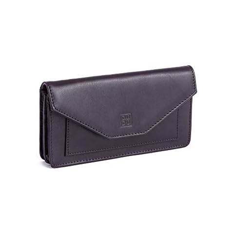 Cartera Mujer Estuche Piel Burro con Monedero DUDU Violeta Cover