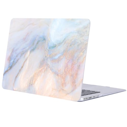 Evita arañazos con la funda MacBook Pro 15 A1398 protectora de plástico color canica azul