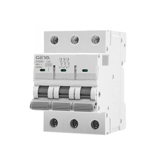 Disyuntor 3P 25A magnetotérmico carril DIN interruptor automático de 10KA trifásico 2
