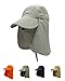 LLmoway Kids Sun Protection Hat Lightweight Mesh Flap Cap Quick Dry Detachable