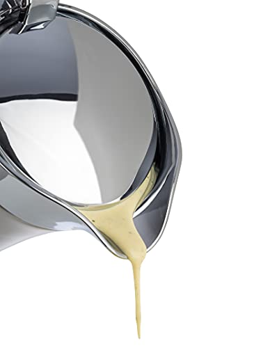 Foto von APS 40207 Doppelwandig isolierte Sauciere mit Klappdeckel, 19 x 12,5 x 13 cm, 0,4 ltr