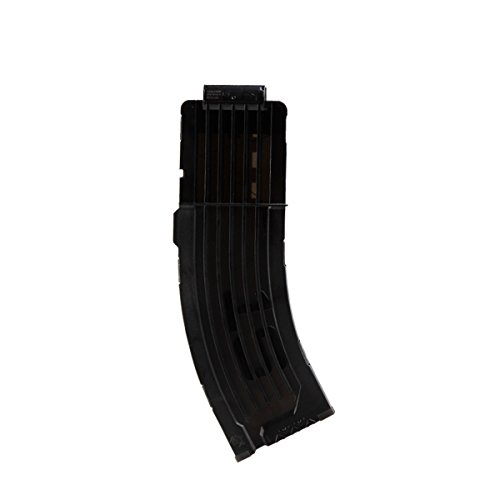 Worker F10555 15-Dart Banana Quick Reload Clips Injection Mold Magazine Clip for Nerf N Strike Elite Blaster Toy - Black Transparent