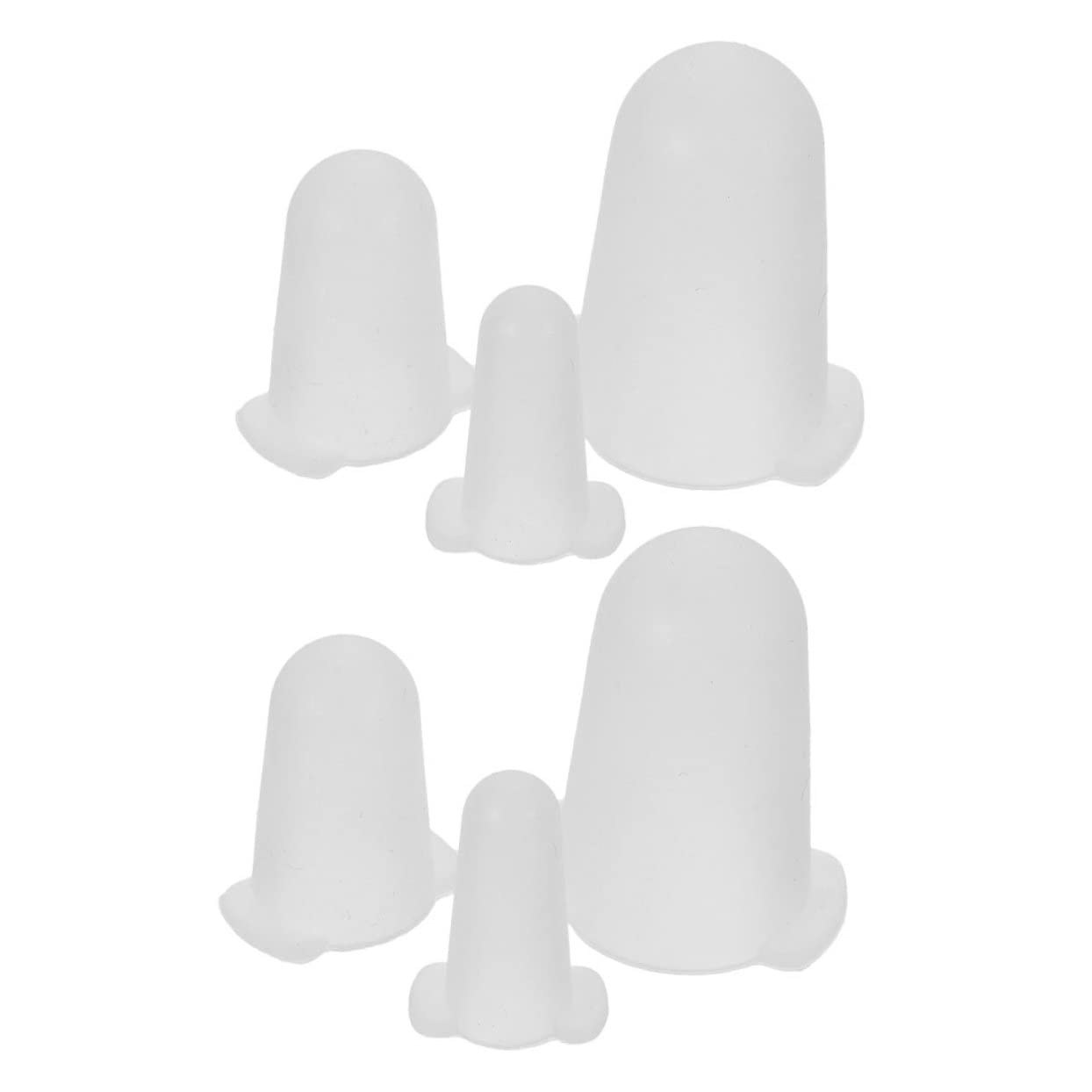 Protectores de Punta de Tubería Flexibles 6 Piezas Silicona para Boquillas Pasteles Tamaño Pequeño Mediano Grande para Decoración y Protección en Repostería