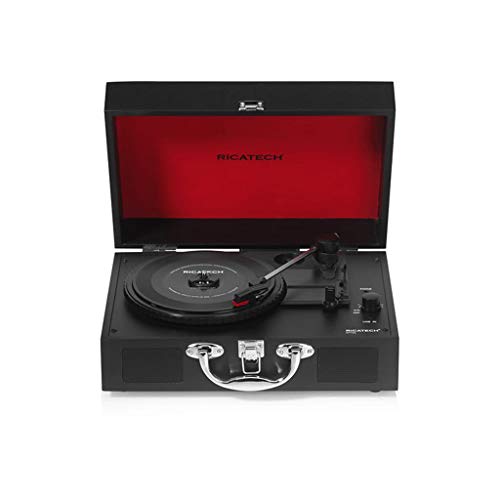 Ricatech RTT20 Tourne-disque, Tourne-disque portable léger avec haut-parleurs, Trois Vitesses, Supporte la sortie RCA… - Les Beatles, Paul McCartney, John Lennon, RIngo Starr, George Harrison Ricatech RTT20 Tourne-disque, Tourne-disque portable léger avec haut-parleurs, Trois Vitesses, Supporte la sortie RCA… – Image 6