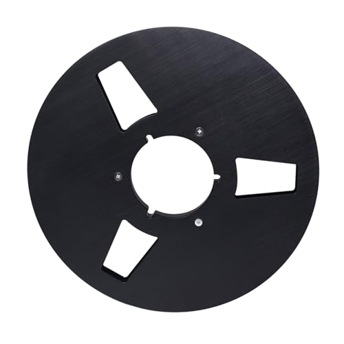 10 インチディスクプレーヤー補強プレート 3 穴オープンリールプロの聴覚機器アルミレコーダー