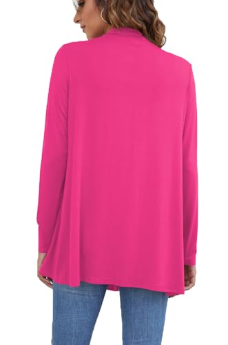 Image of Ladlop Women's Lightweight Open Front Cardigans Long Sleeve Casual Soft Drape Fall Cardigan