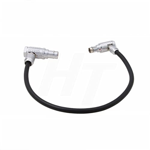 Cable de 10 pines en ángulo recto para conectar motor Preston a cámaras de cine 2