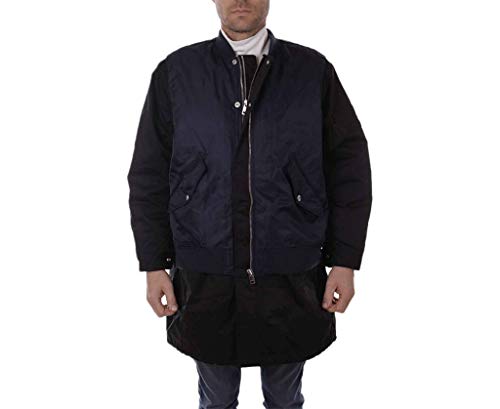 Diesel J-Parkbomb Giacca Jacket Homme Parka (L, Bleu)