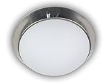 niermann deckenleuchte wolke Opal matt Niermann Standby 58313 A++, Deckenleuchte - Dekorring Nickel matt, 50 cm, HF Sensor, LED, Opal matt, 50 x 50 x 13 cm
