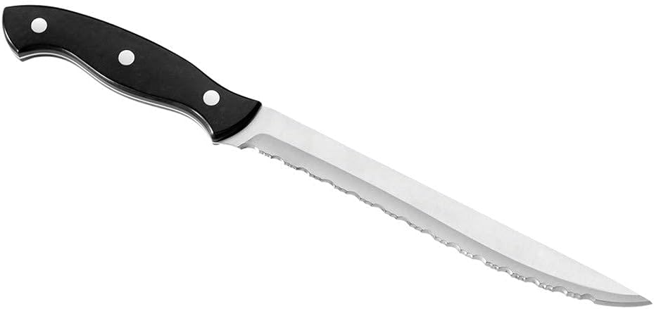 Buck Knives Kitchen 8-Inch Cutlery Carving or Slicer Knife with Slate Black Paperstone Handle, Kitchen Cutlery