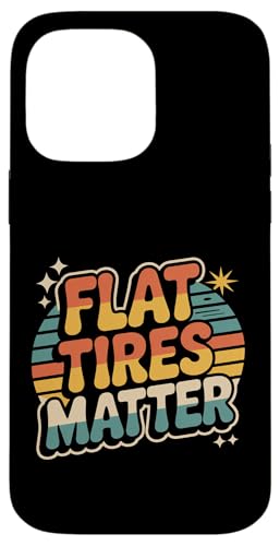 Flat Tires Matter オートメカニック修理ガレージ - スマホケース iPhone 14 Pro Max 用