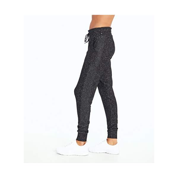 Jessica-Simpson-Sportswear-Womens-Ronnie-Jogger-Pant Jessica Simpson Sportswear Ronnie Jogger Pant, Heathered Black, Medium